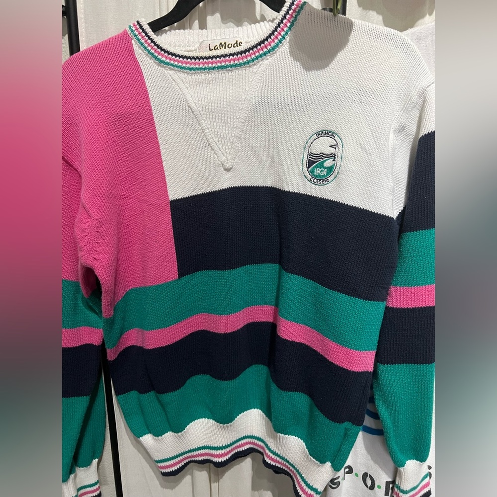 Vintage Lady La mode sweater in size med. great vintage condition! 💯 cotton